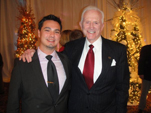 Mike and Coach Broyles Photo 2009