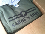 Sarge's Army Shirt Created